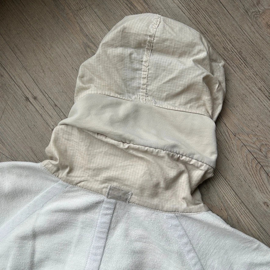 VINTAGE | 1987 S/S Stone Island 1/4 Zip Hooded Sweater sz XL