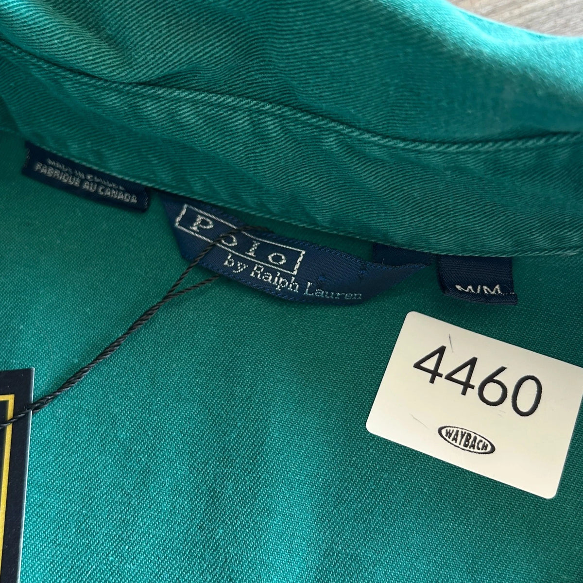 1990s | Polo by Ralph Lauren Teal Green Vintage Harrington Jacket sz M