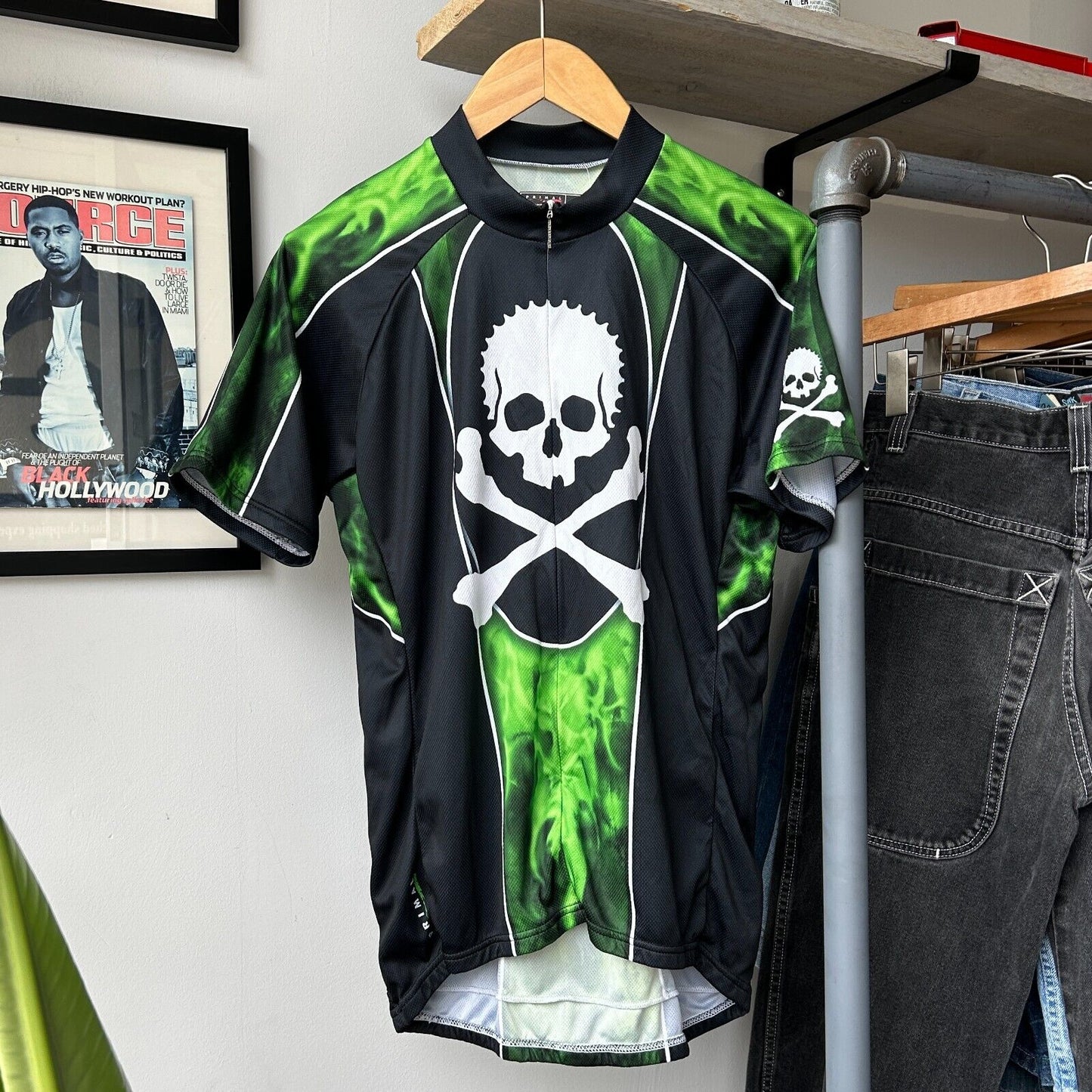 VINTAGE | Primal Skulls Cycling Bike Jersey sz L
