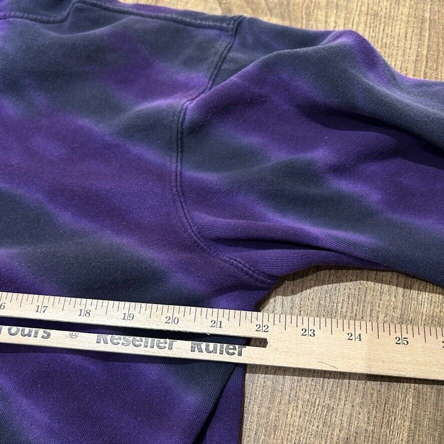VINTAGE | Thrasher Magazine Purple Tye Dye Hoodie Sweater sz M