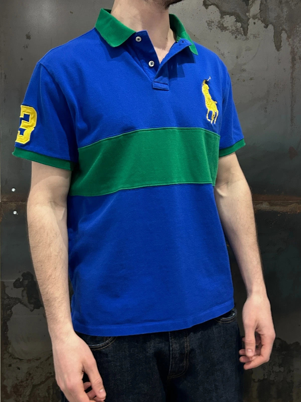 VINTAGE Y2k | Ralph Lauren Big Pony #3 Polo Shirt sz L/XL
