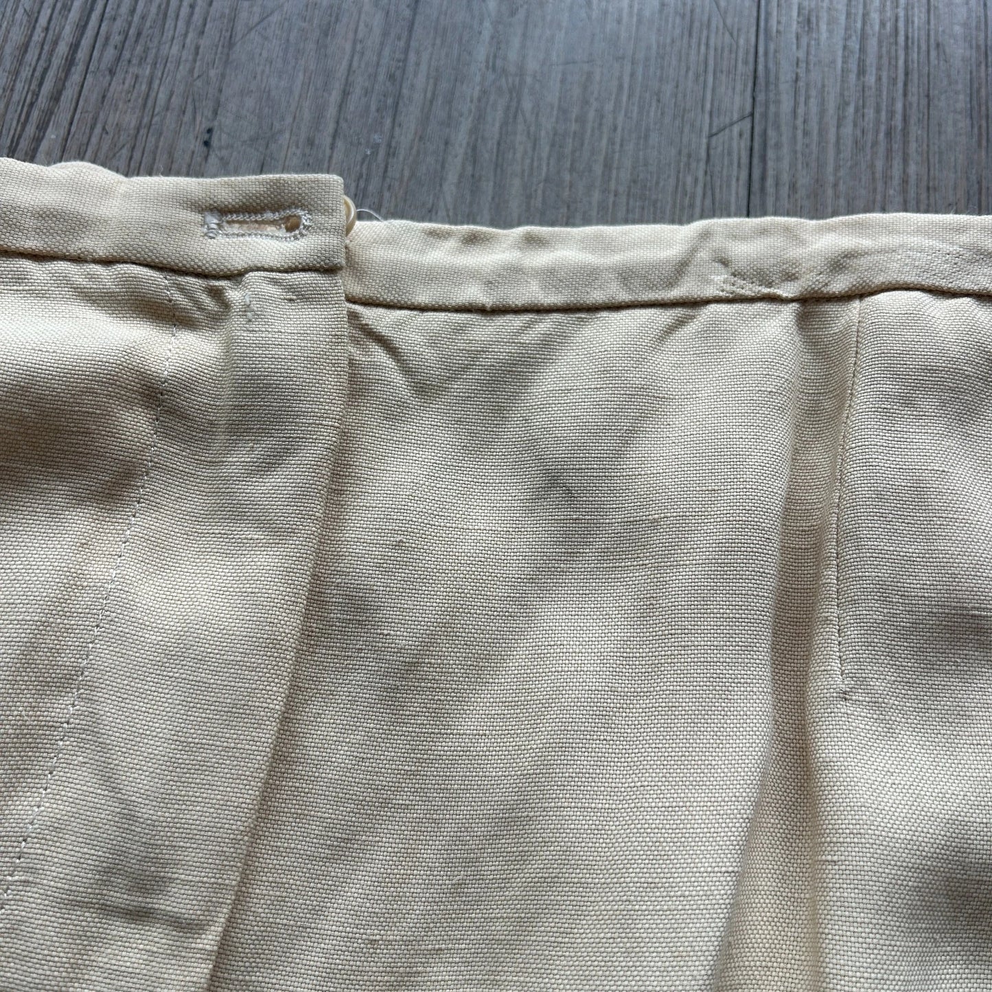 VINTAGE | Giorgio Armani Le Collezioni Cream Trouser Pants sz 12 W29 L30