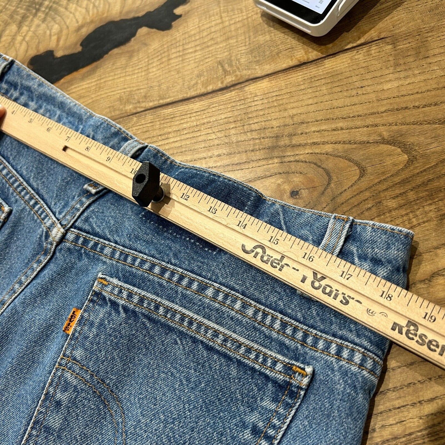 VINTAGE 80s | LEVI'S 505 Faded Blue Denim Jeans Pants sz W36 L30 Made in USA