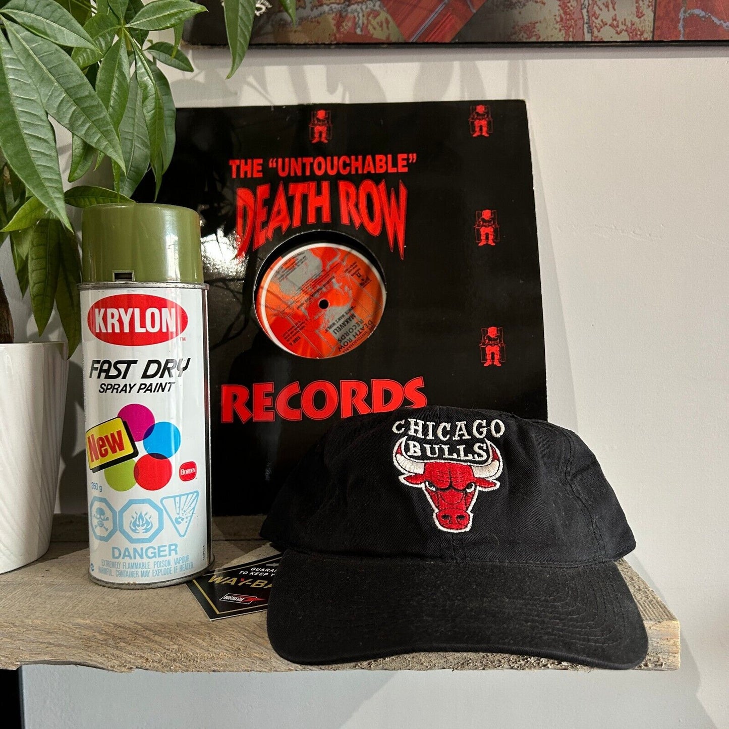 VINTAGE 90s | NBA Chicago Bulls Embroidered Logo Snapback Hat Cap One Size Adult