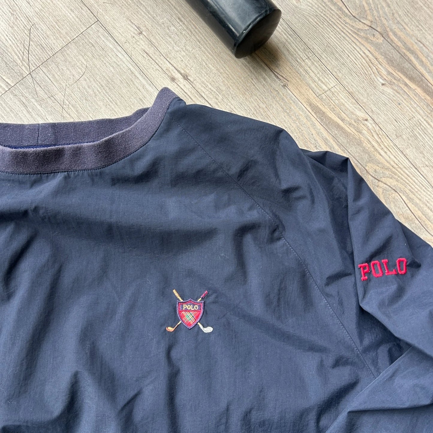 VINTAGE 90s | Polo Ralph Lauren Golf Pullover Windbreaker Jacket sz XL