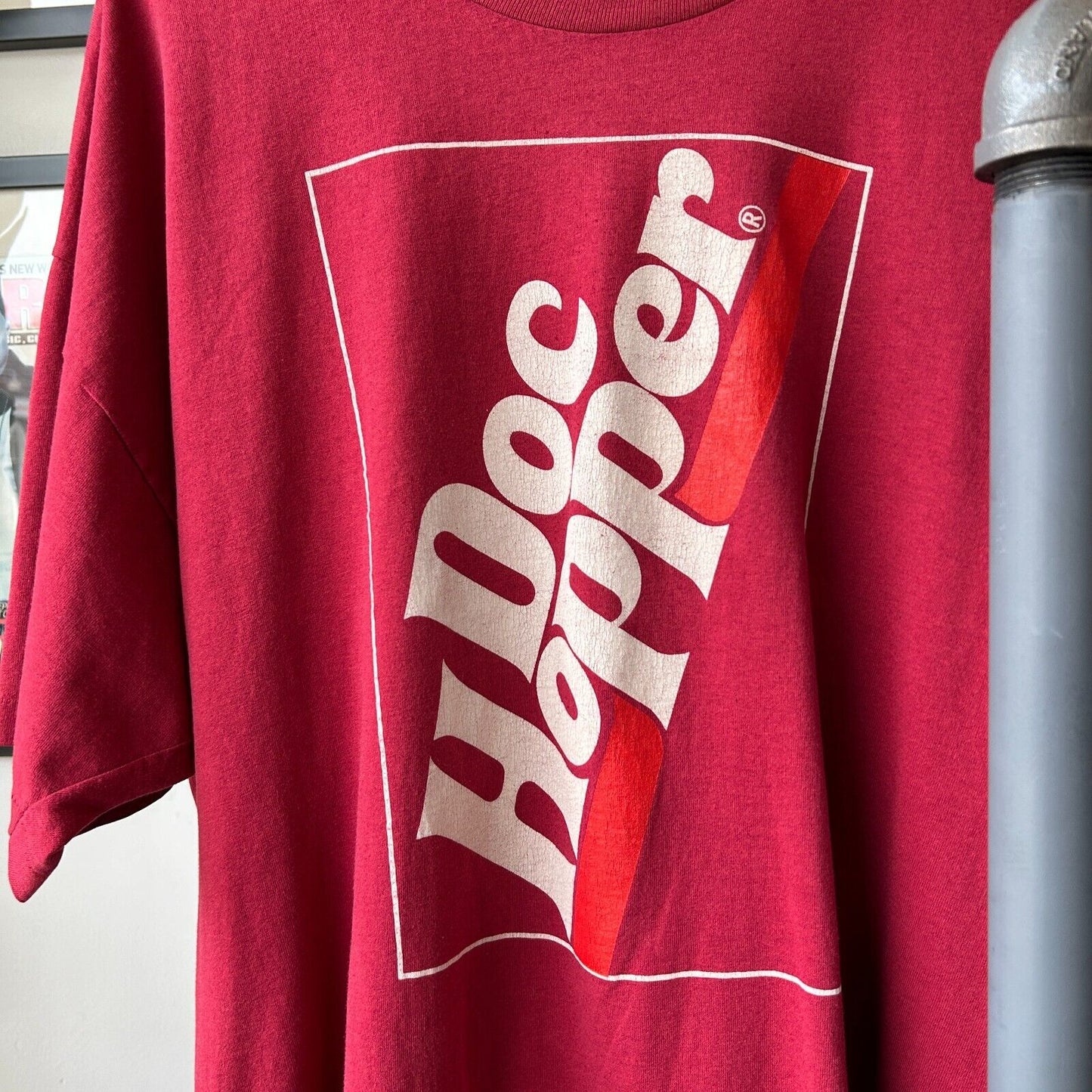 VINTAGE 90s | DOC HOPPER Punk Band T-Shirt sz XL Adult