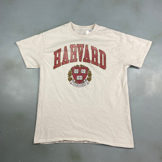 VINTAGE Harvard University Crest T-Shirt sz Medium Men Adult