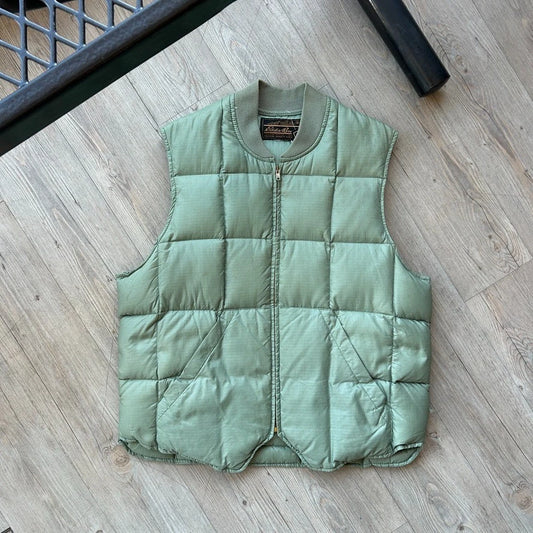 VINTAGE 70s 80s | Eddie Bauer Canadian Down Vest Jacket sz M/L
