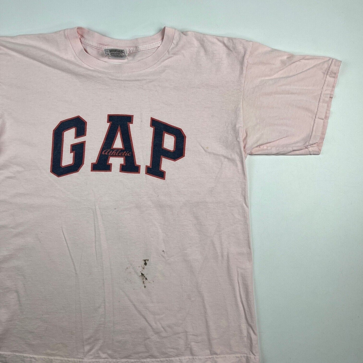 VINTAGE The Gap Graphic Print Shirt Adult Medium Pink Men 90s