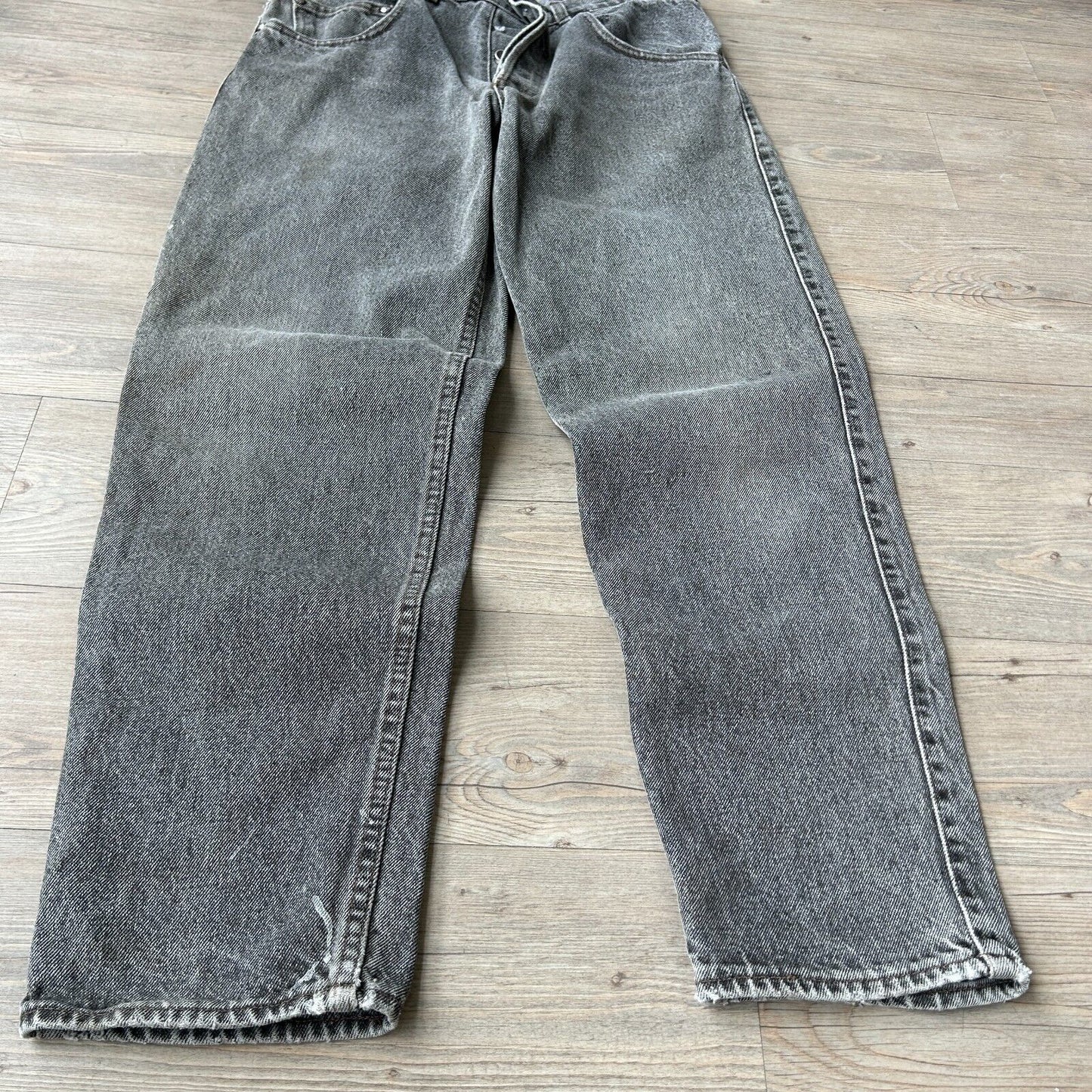 VINTAGE 90s | Levis SilverTab Faded Black Jeans Pants sz W32 L30