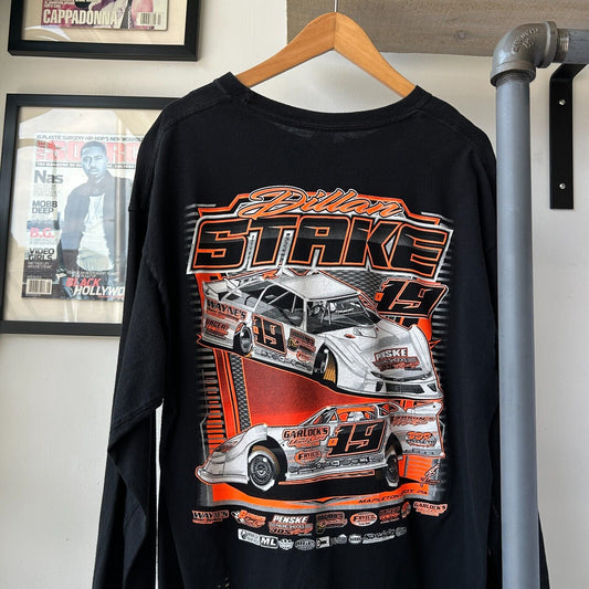 VINTAGE | Racing Penske Car Long Sleeve T-Shirt sz L