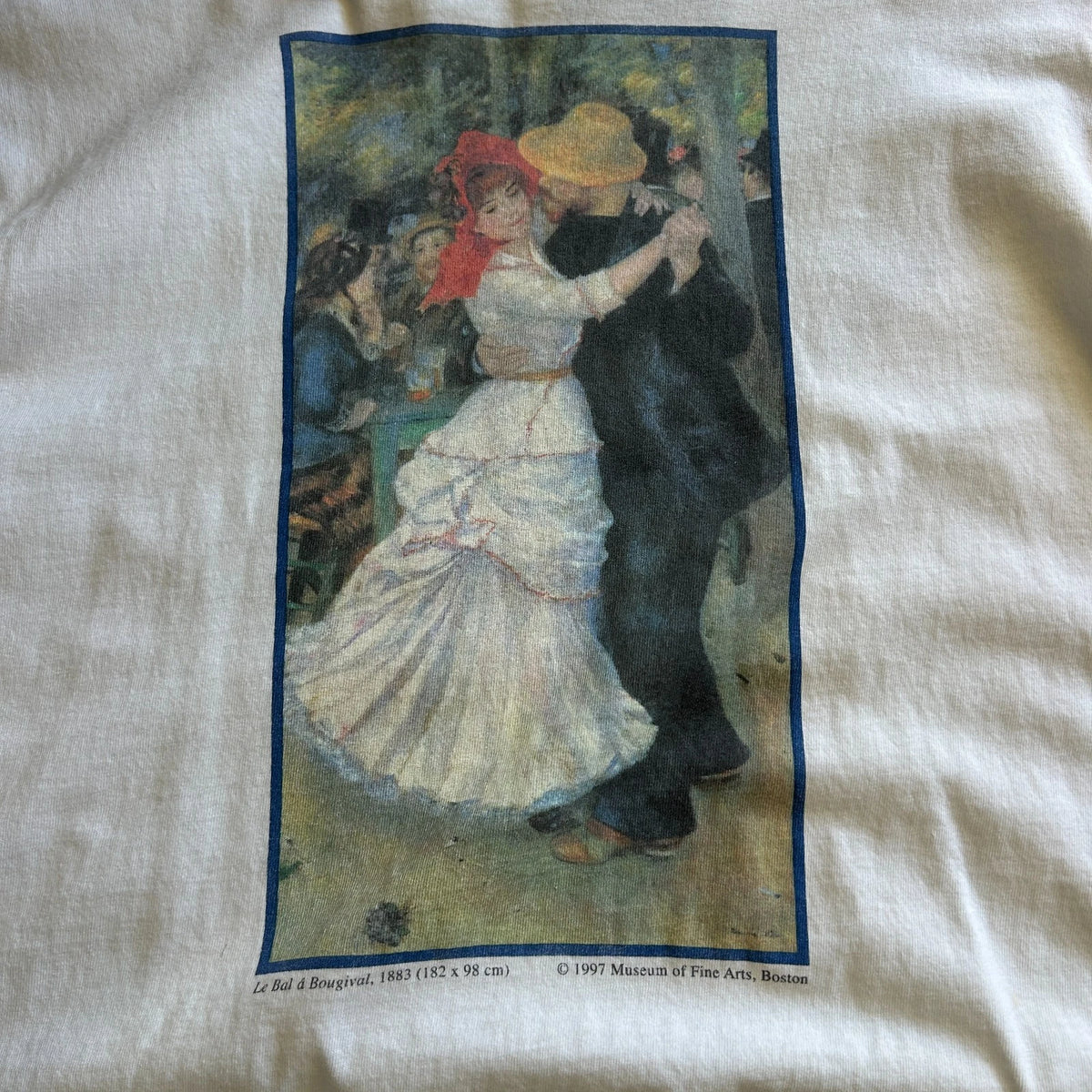 VINTAGE 1997 | Renoir's Portraits Le Bal A Bougival Art Institute T-Shirt sz L