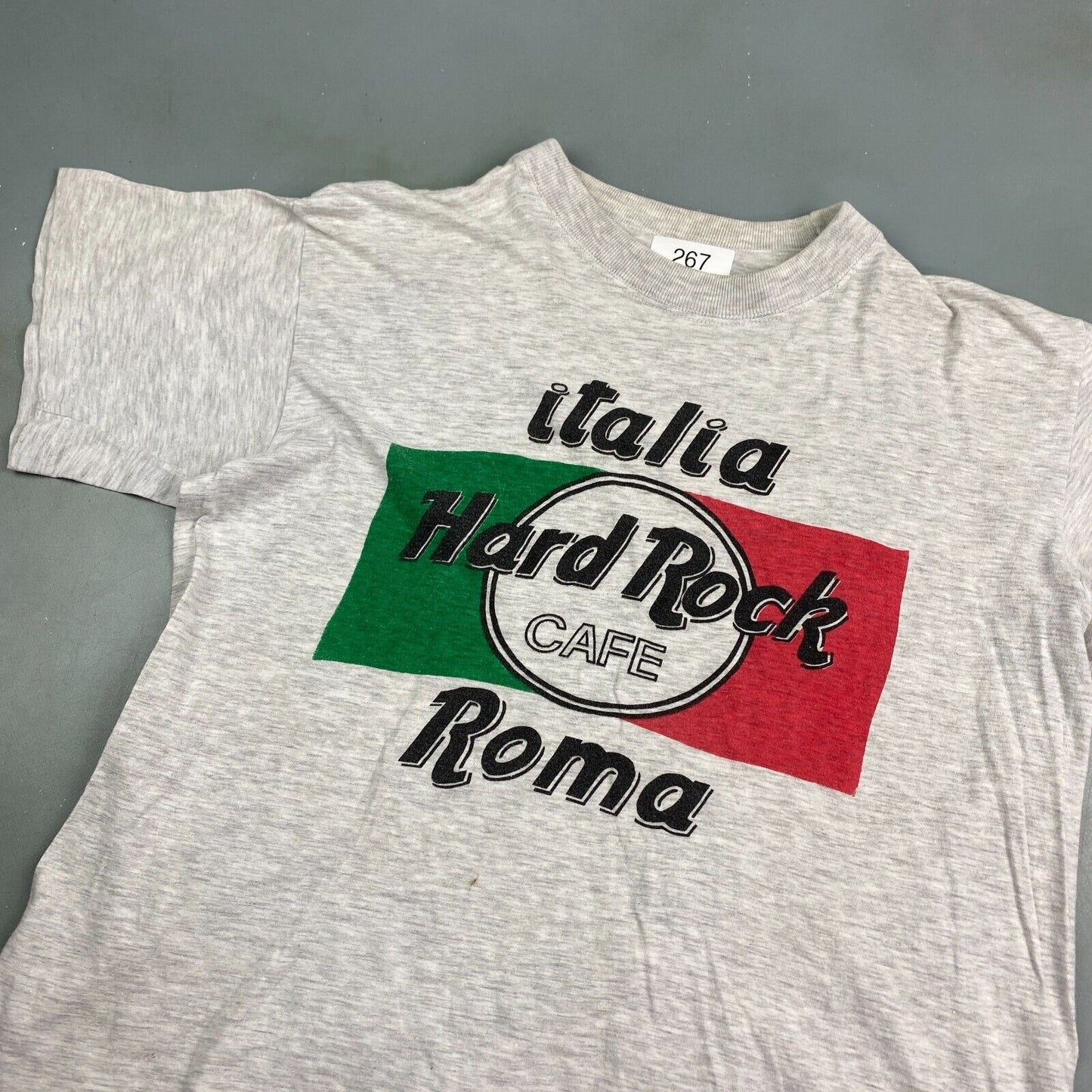 VINTAGE 90s Hard Rock Cafe Italia Roma T-Shirt sz Medium Men