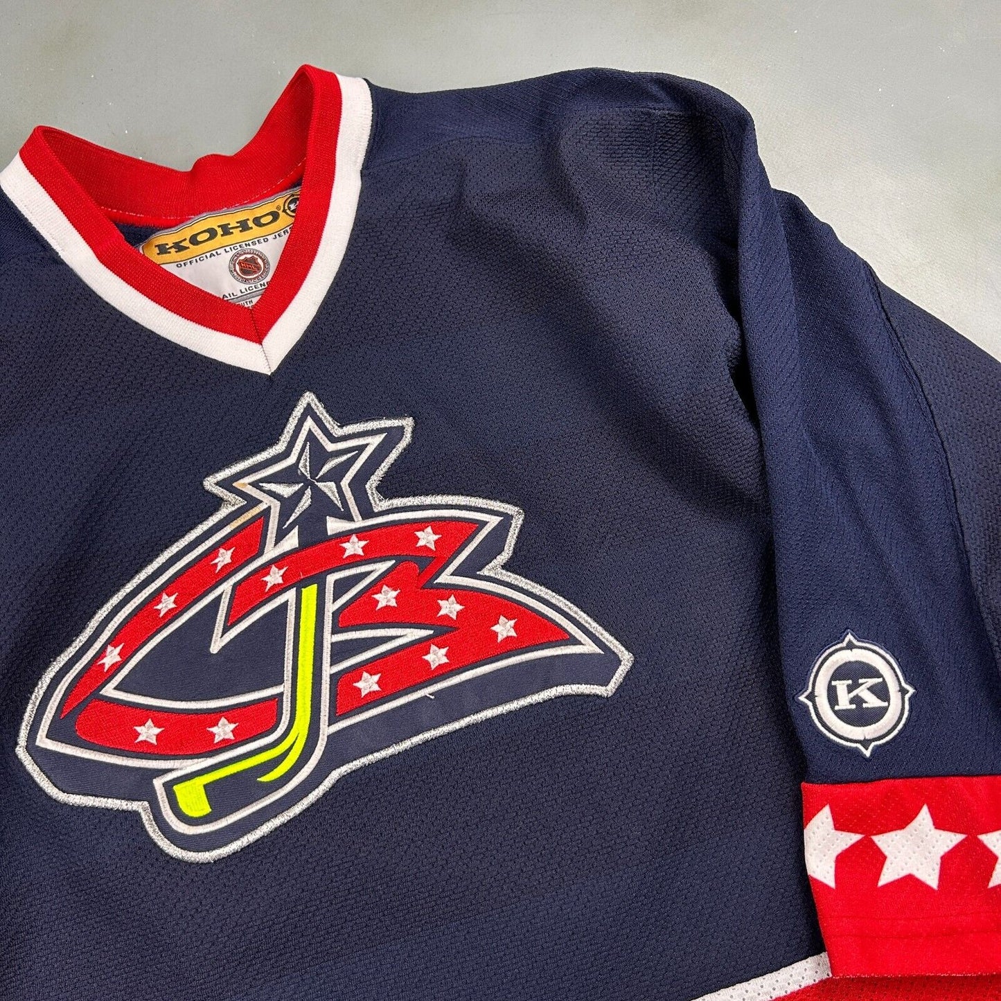 VINTAGE | Columbus Blue Jackets Koho Hockey Jersey sz XS Adult / XL Youth