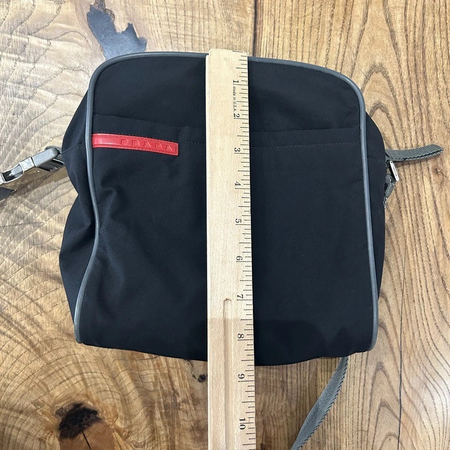 PRADA SPORT 90s - 00s | Linea Rossa Borsa Viaggio Nylon Messanger Side Bag