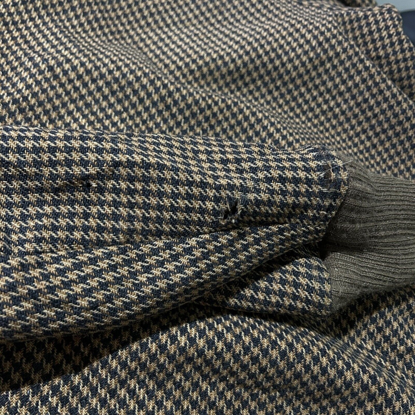 VINTAGE | Pendleton Wool Houndstooth Swinger Jacket sz M