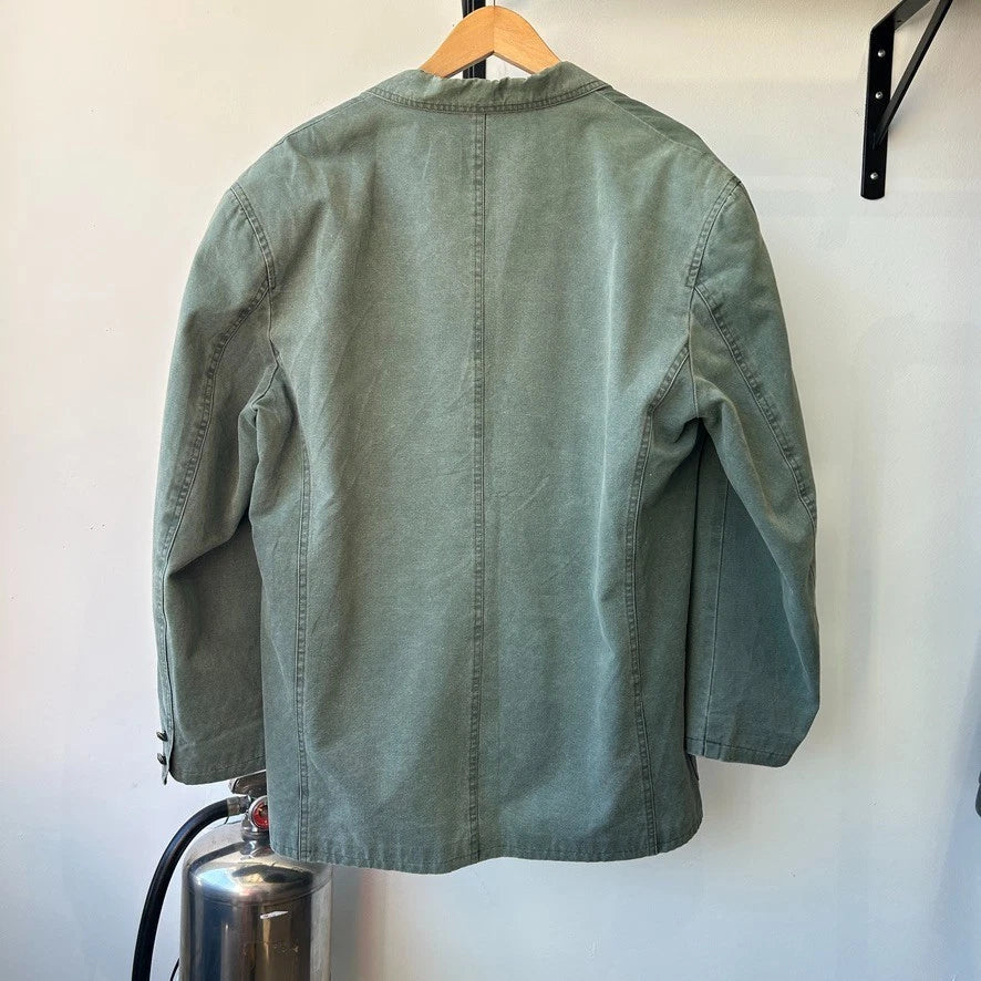VINTAGE 1990s | Compagnie Generale Aéropostale Clay Green Blazer Jacket sz M/L