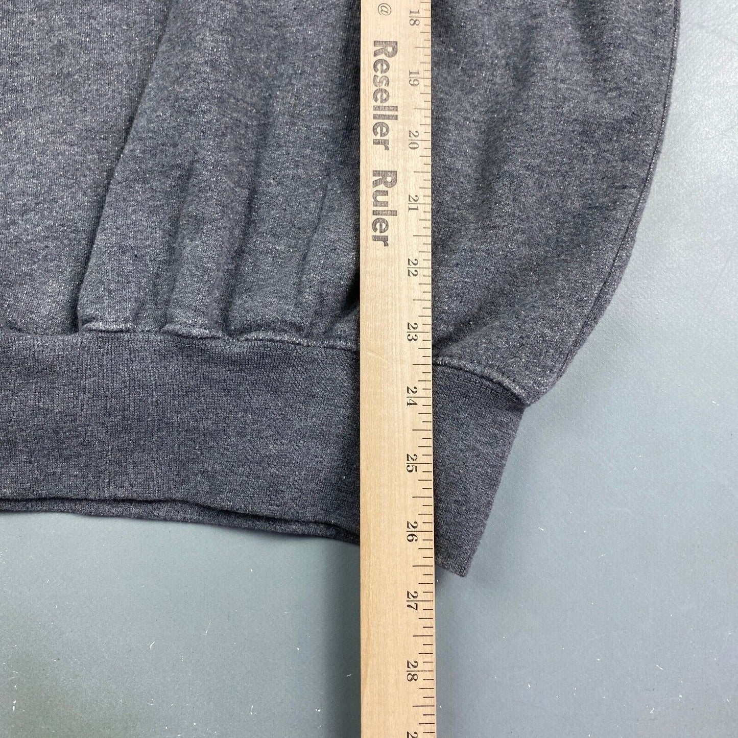 VINTAGE Syracuse Arch Logo Grey Hoodie Sweater sz Small Men Adult