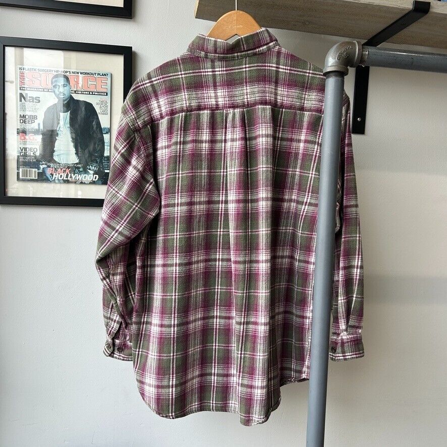 VINTAGE | Cottage Essentials Plaid Button Down Shirt sz M