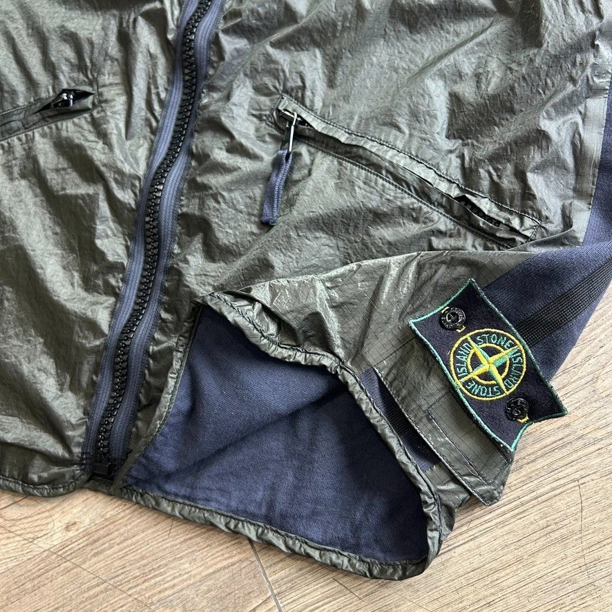 1996 STONE ISLAND | Reversible Ripstop Utility Vest Jacket sz L