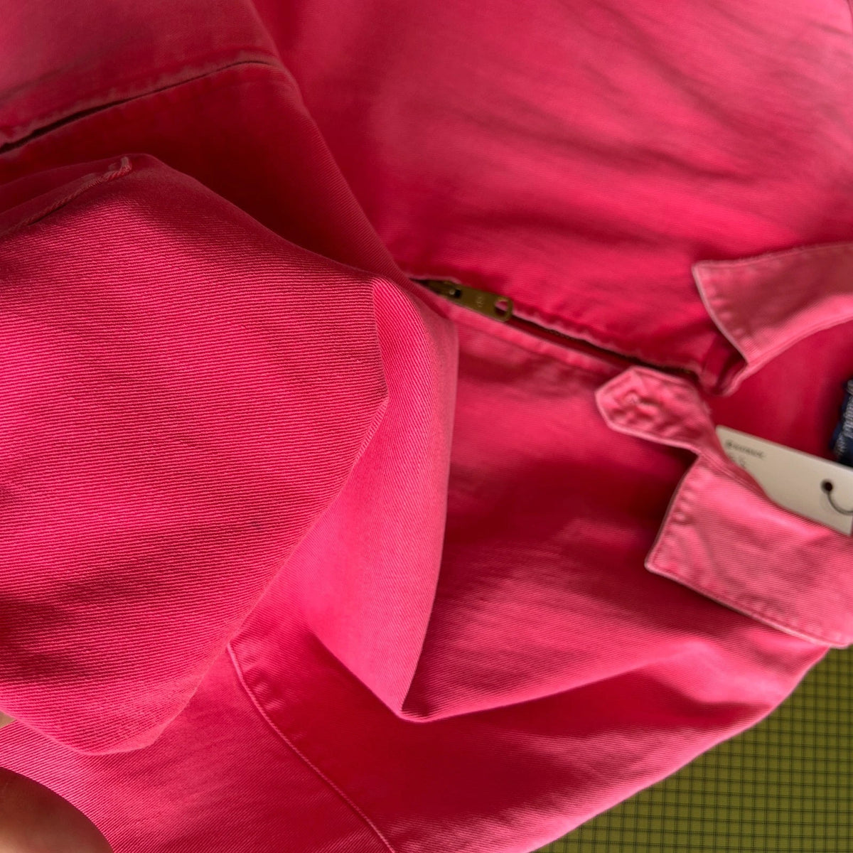 1990s | Polo by Ralph Lauren Sun Faded Pink Vintage Harrington Jacket sz M