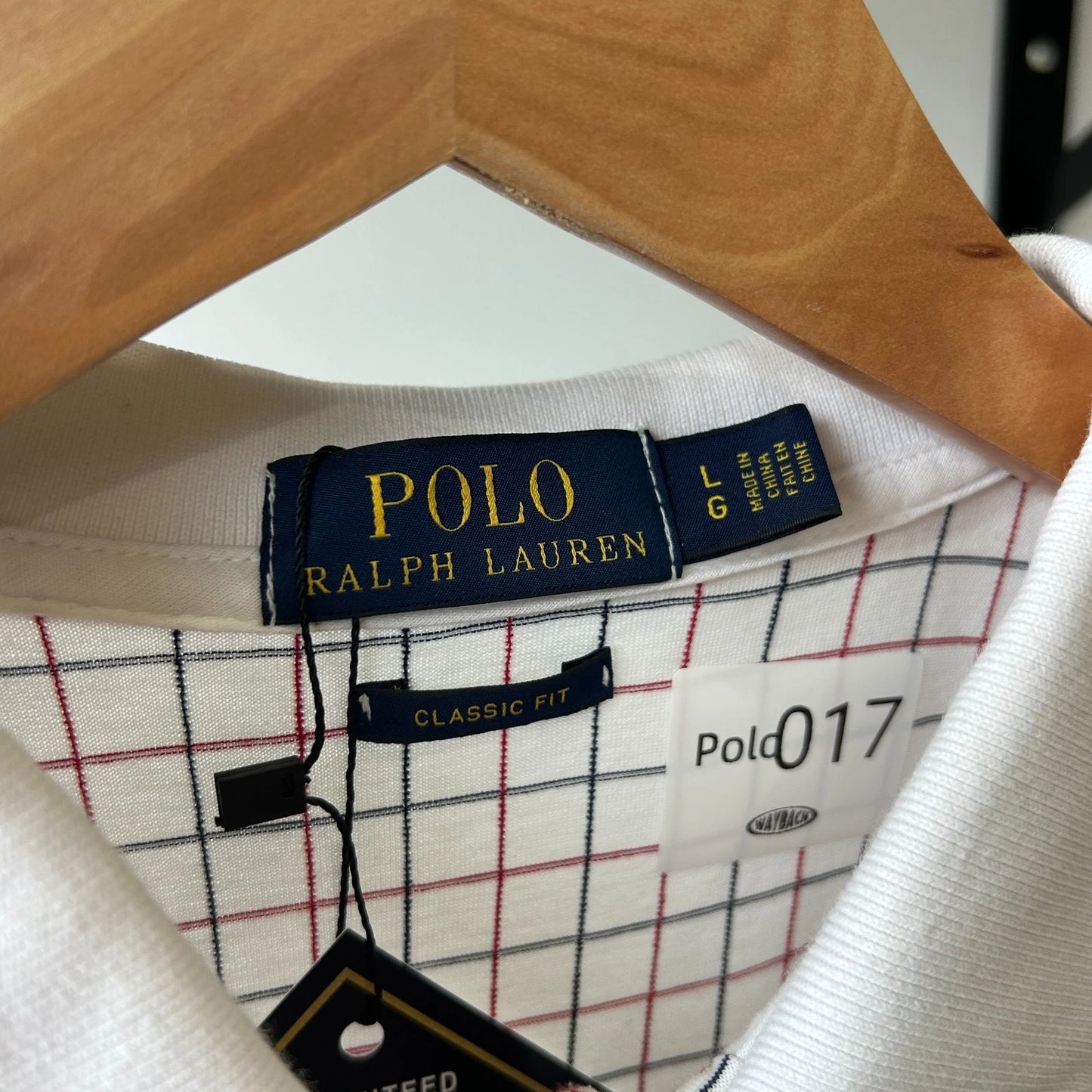 VINTAGE Y2k | Ralph Lauren Sm Pony Grid Pattern Polo Shirt sz L