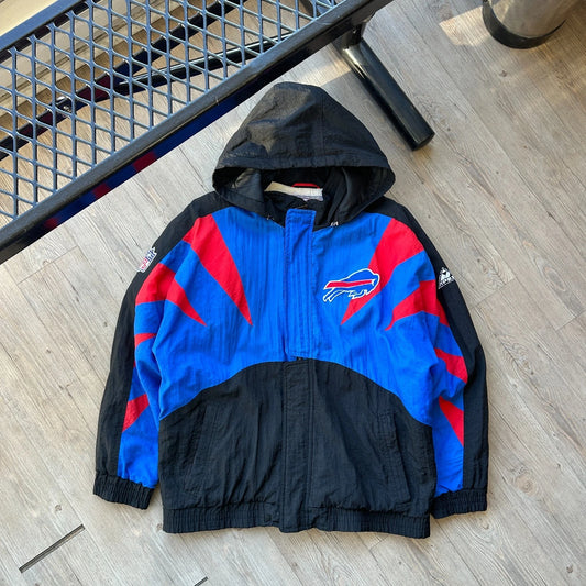 VINTAGE | Buffalo Bills NFL Authentic Pro Line Apex One Zip Puffer Jacket sz M