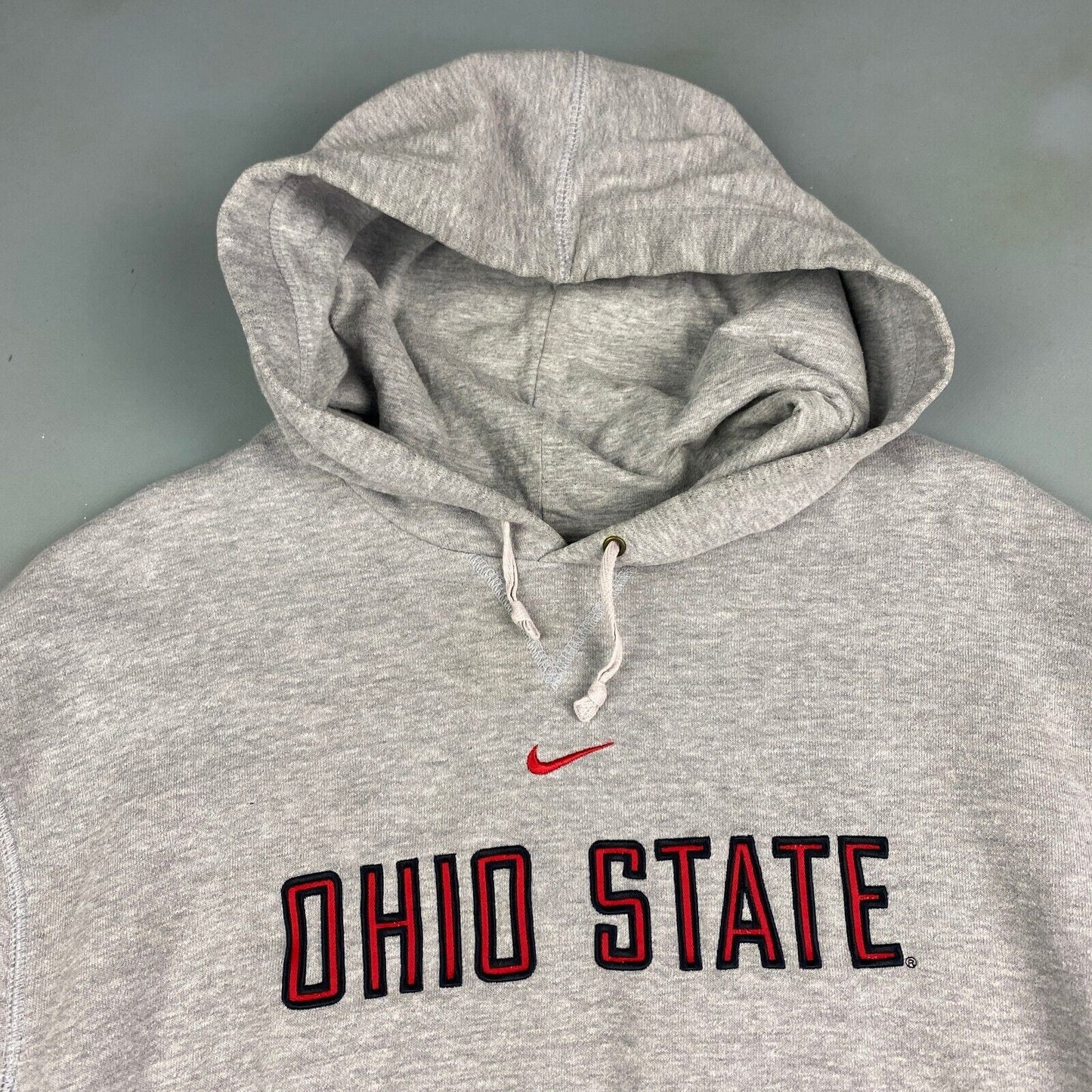 VINTAGE Nike Mid Check Ohio State Hoodie Sweater sz XL Mens