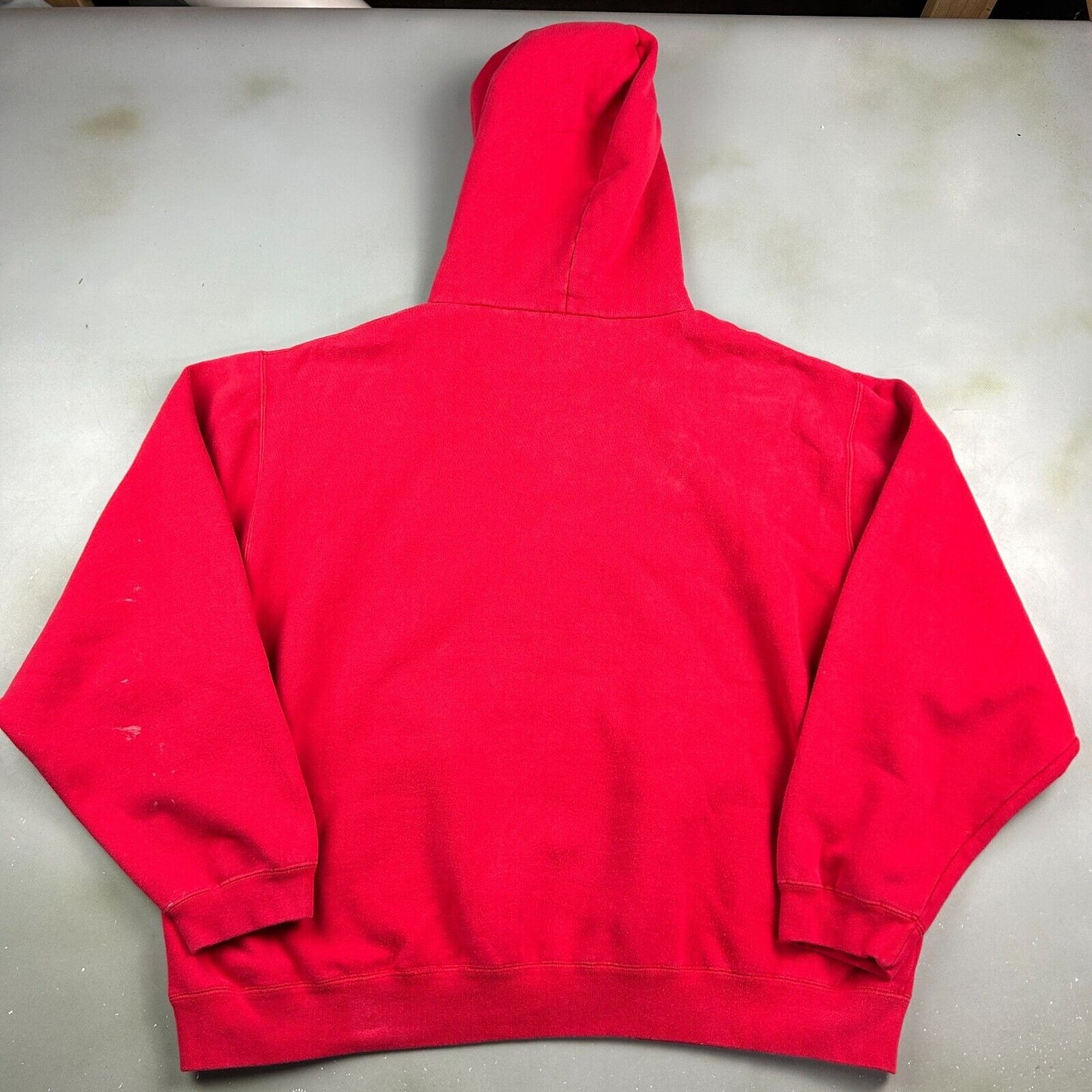 VINTAGE | NIKE Mid Swoosh Indiana Red Hoodie Sweater sz XXL Adult