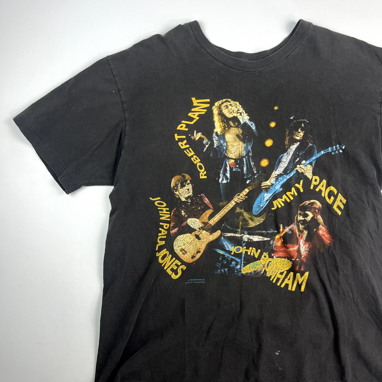 VINTAGE Led Zeppelin Winterland Band Tour Shirt sz Medium Men 1990