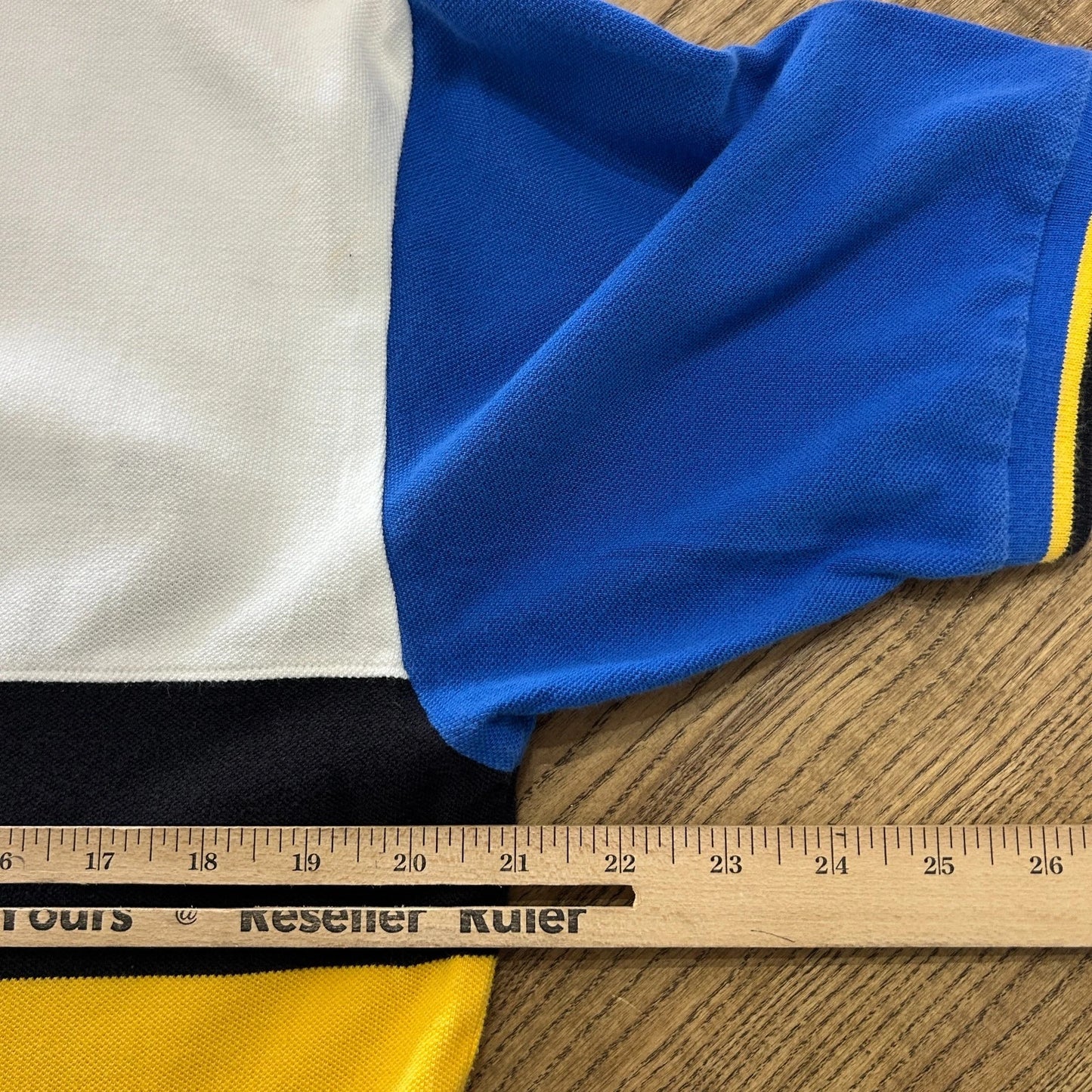 VINTAGE | Polo Sport Ralph Lauren Striped USA Polo Shirt sz L