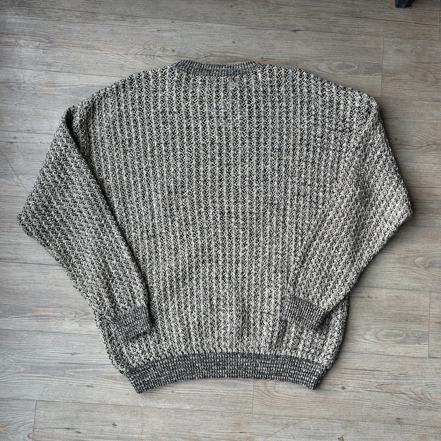 VINTAGE | Tosani Open Gauge Knit Sweater Made in Canada sz XL