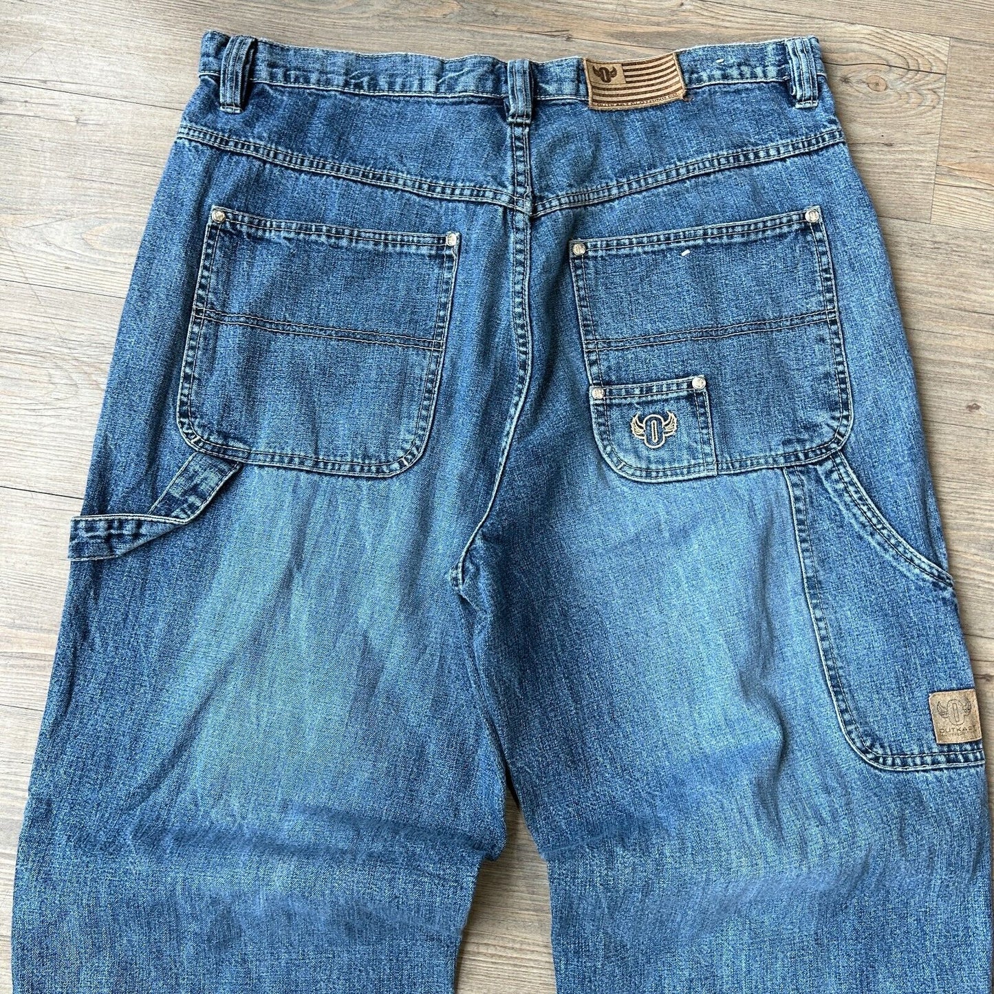 VINTAGE Y2K | OutKast HipHop Workwear Baggy Denim Jeans Pants sz W36 L32