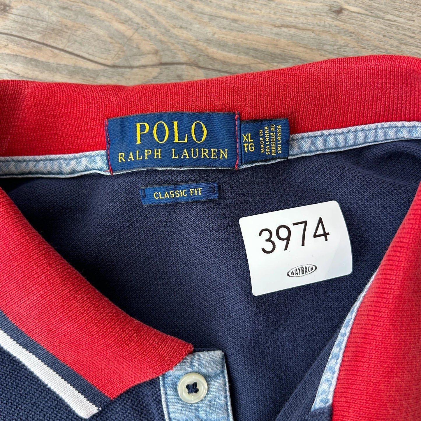 VINTAGE Y2k | Ralph Lauren NY Supply USA Flag Polo Shirt sz XL
