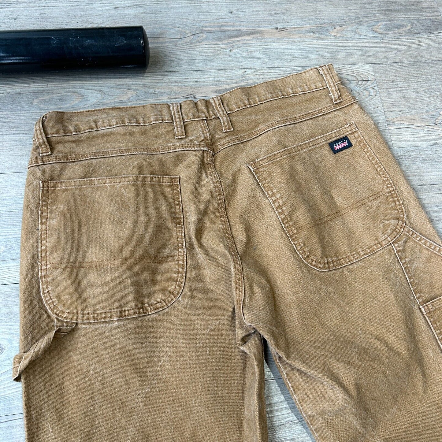 VINTAGE 90s | DICKIES Faded Tan Workwear Carpenter Pants sz W36 L32