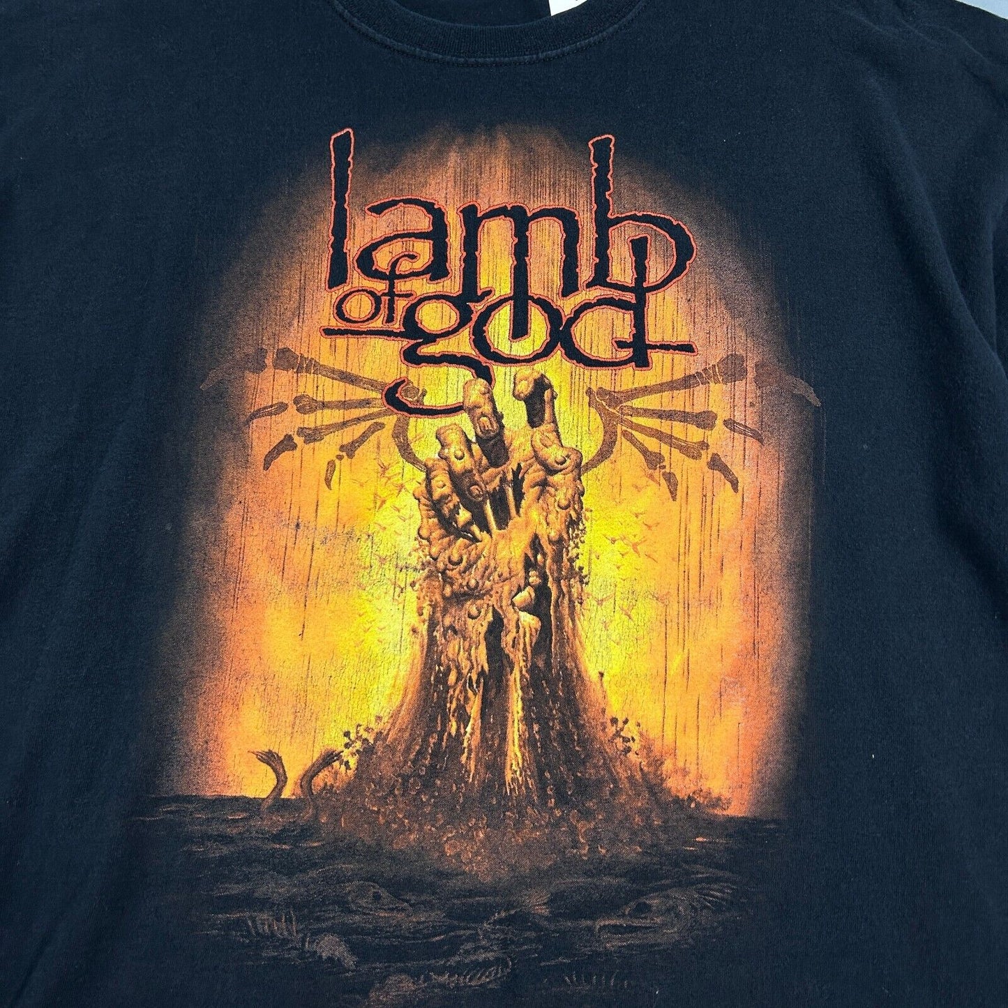 VINTAGE | Lamb Of God Black Band T-Shirt sz XL Adult