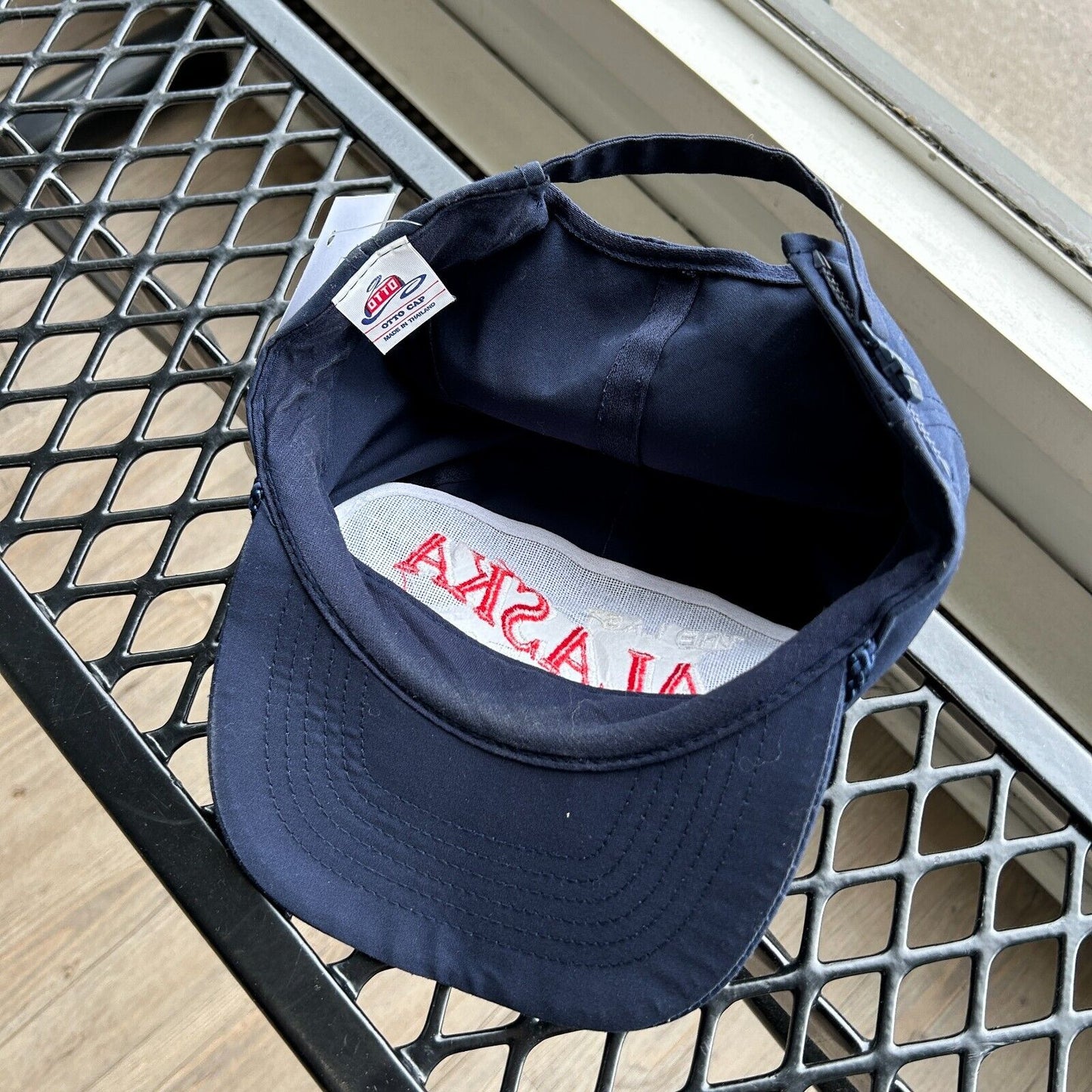 VINTAGE 90s | The Last ALASKA Frontier Otto Snapback HAT One Size Adult