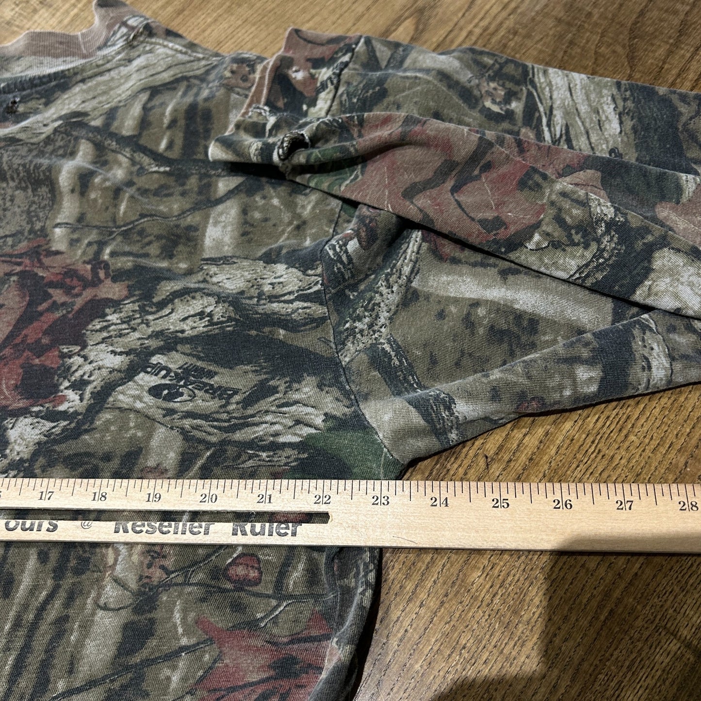 VINTAGE | Yukon Gear Real Tree Camo Long Sleeve Mock Neck T-Shirt sz L