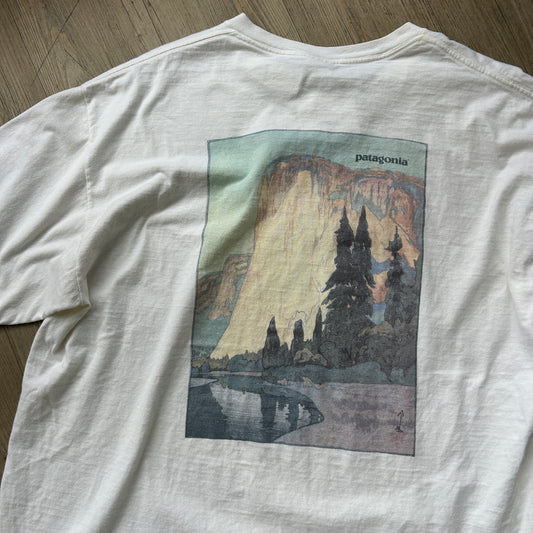 VINTAGE 80s | Patagonia Beneficial T's No More Development Yosemite T-Shirt XL