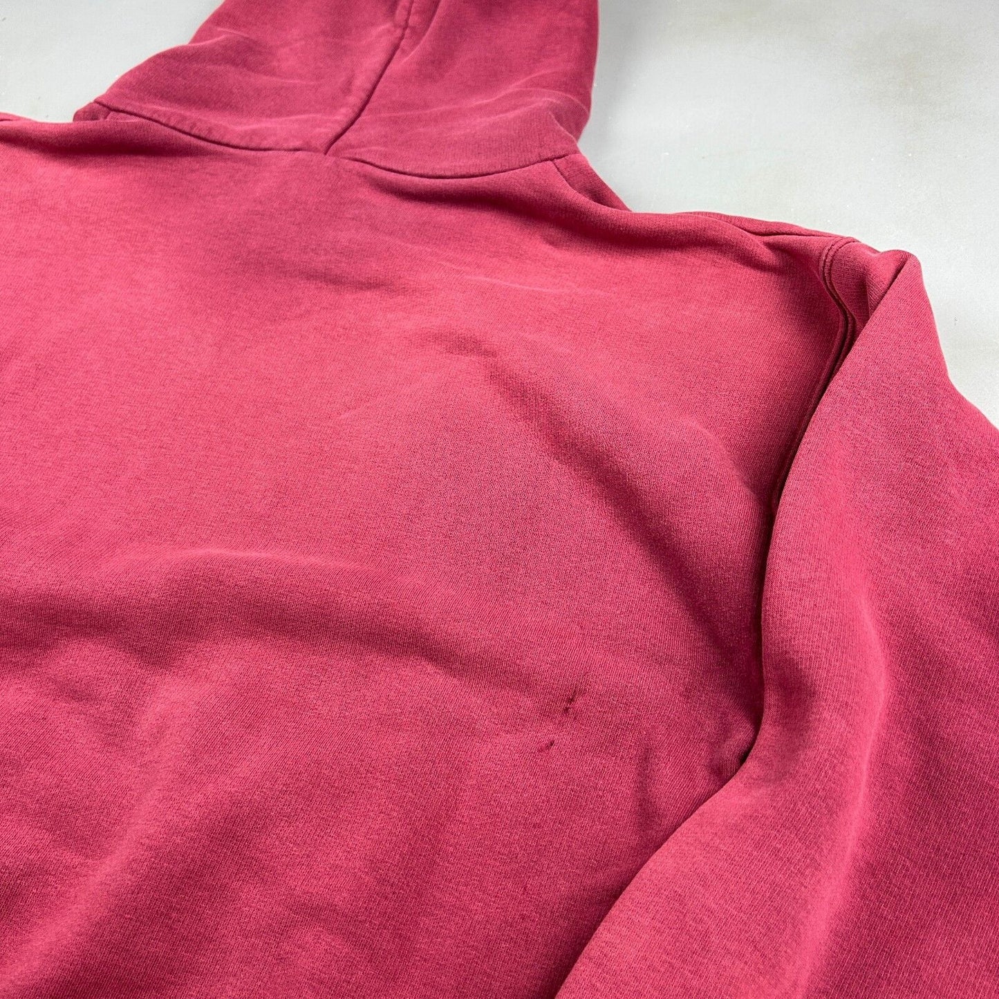 VINTAGE 90s Tremont Faded Red Hoodie Sweater sz Large Mens