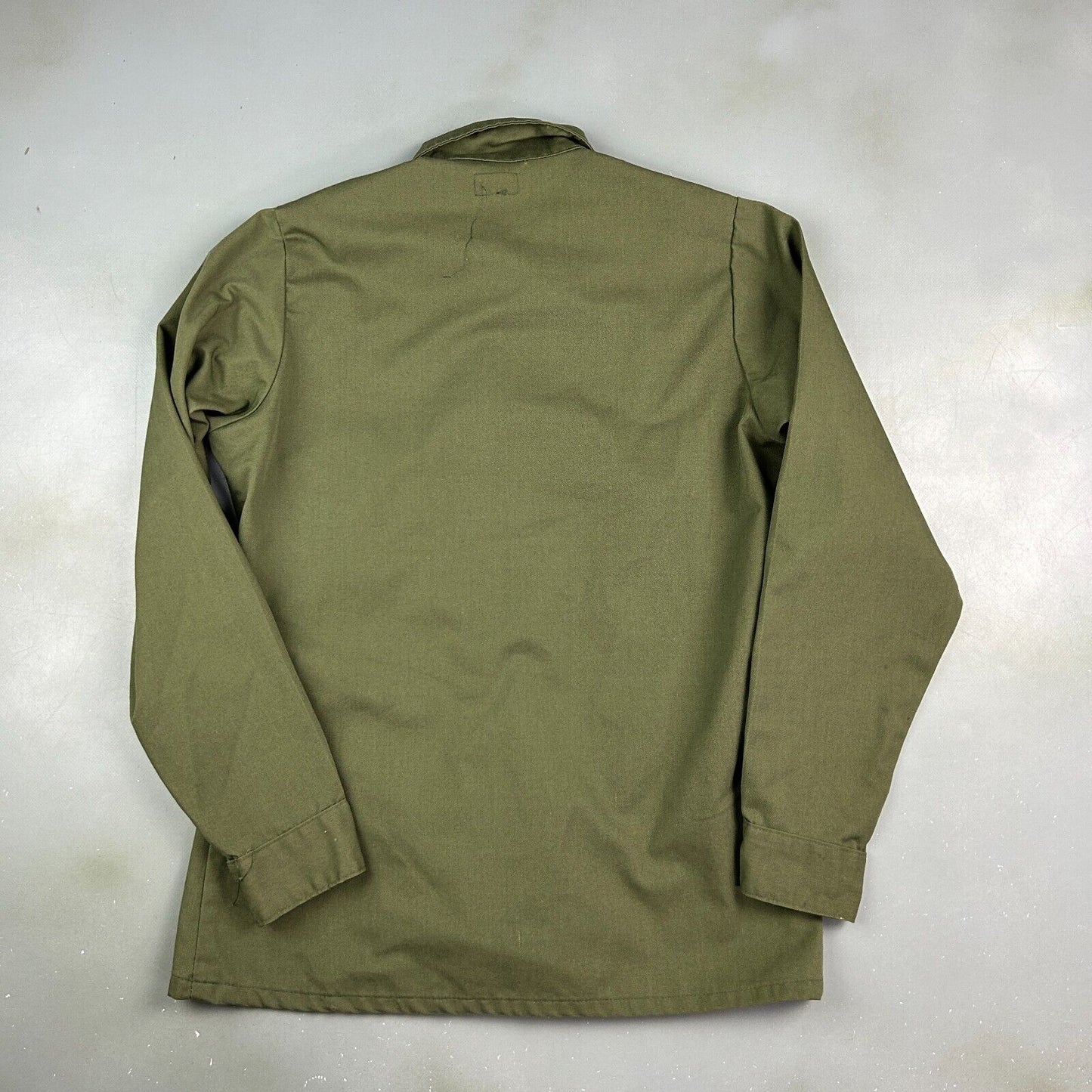 VINTAGE | U.S Air Force Green Fatigue OG 507 Button Down Shirt sz M Adult