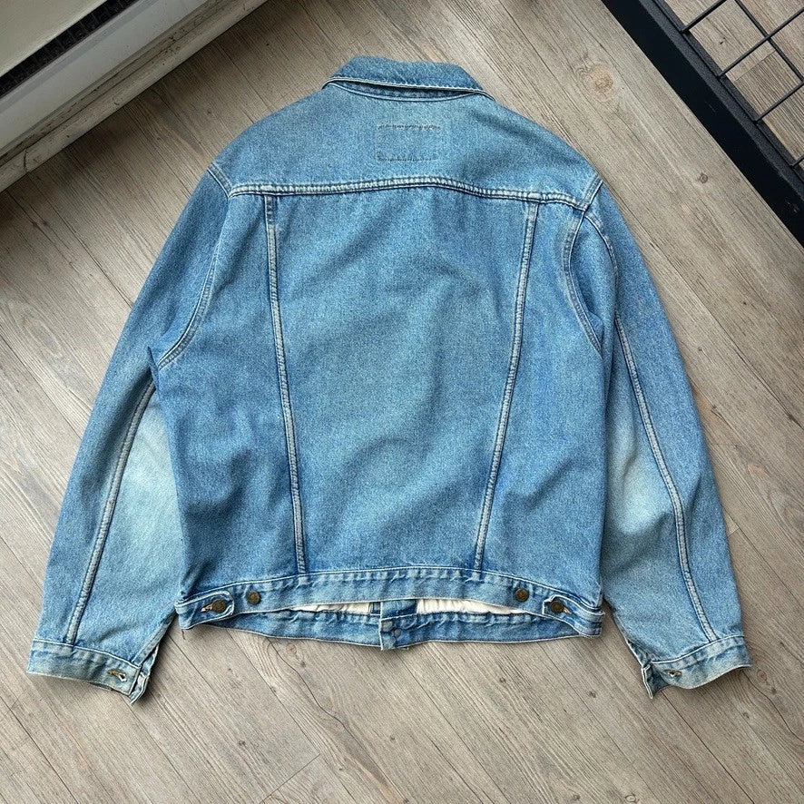 VINTAGE | Armani Jeans Denim Trucker Jacket sz L