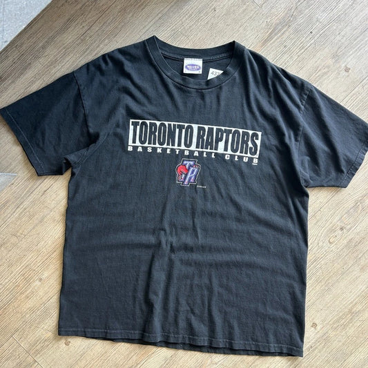 VINTAGE 90s | Toronto Raptors Basketball Club NBA T-Shirt sz L