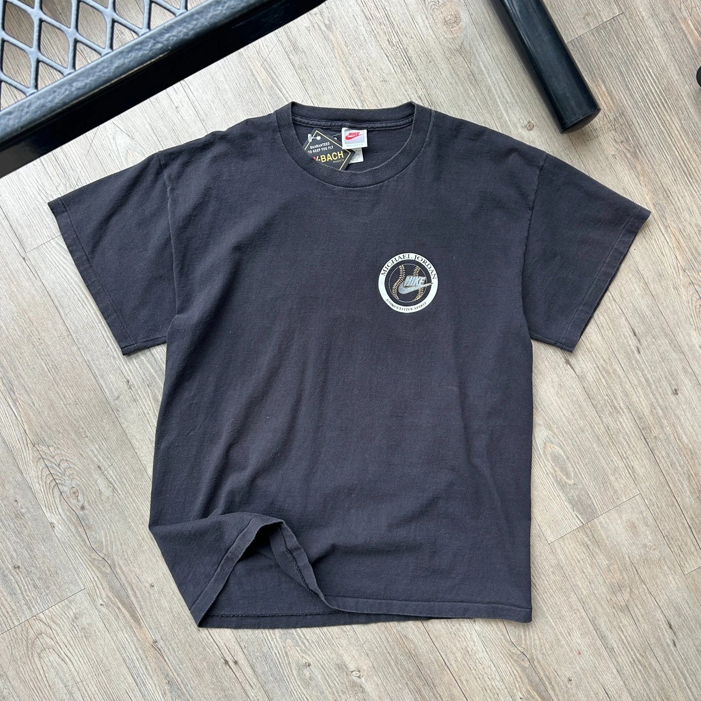 VINTAGE 90s | Michael Jordan Competitive Spirit NIKE T-Shirt sz XL