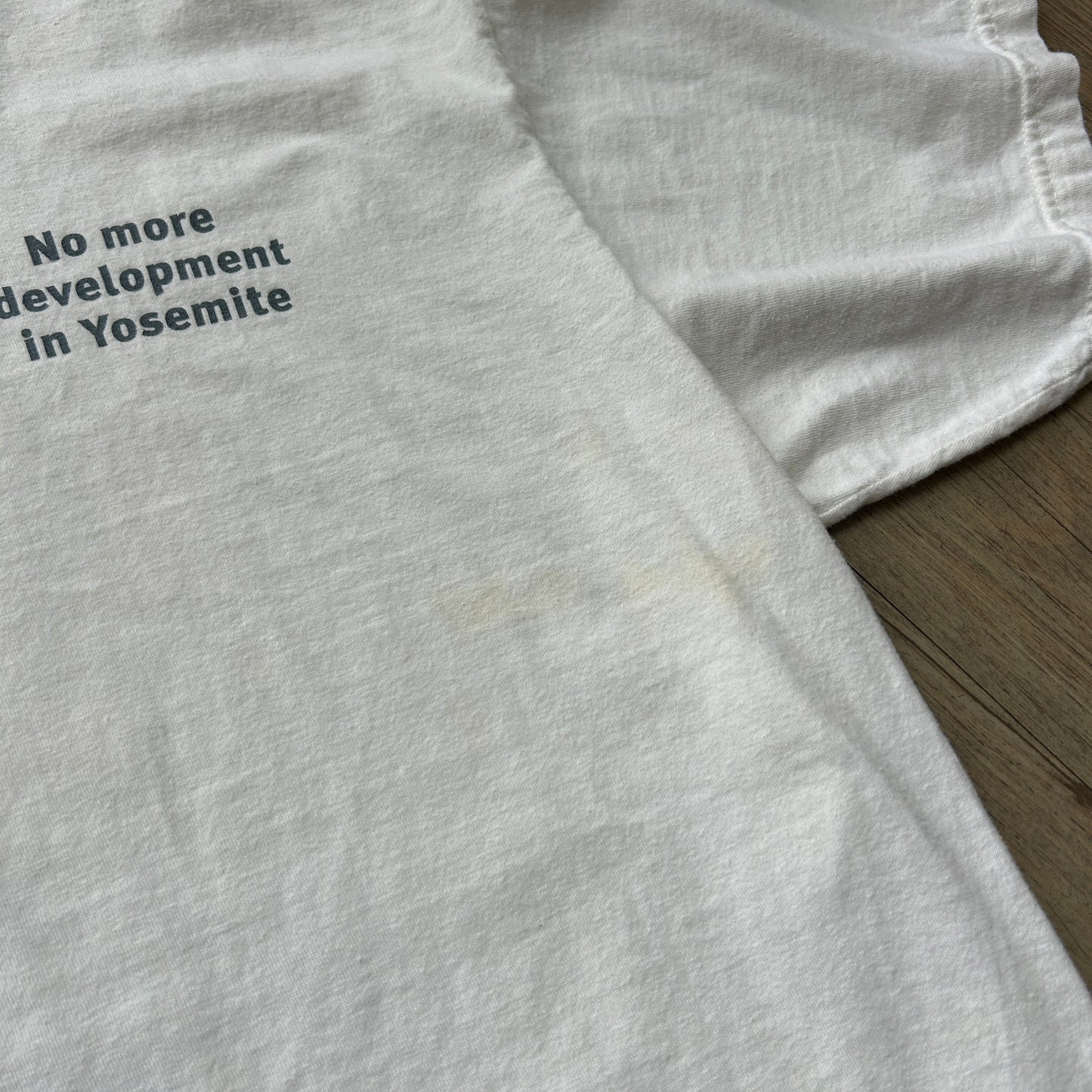 VINTAGE 80s | Patagonia Beneficial T's No More Development Yosemite T-Shirt XL