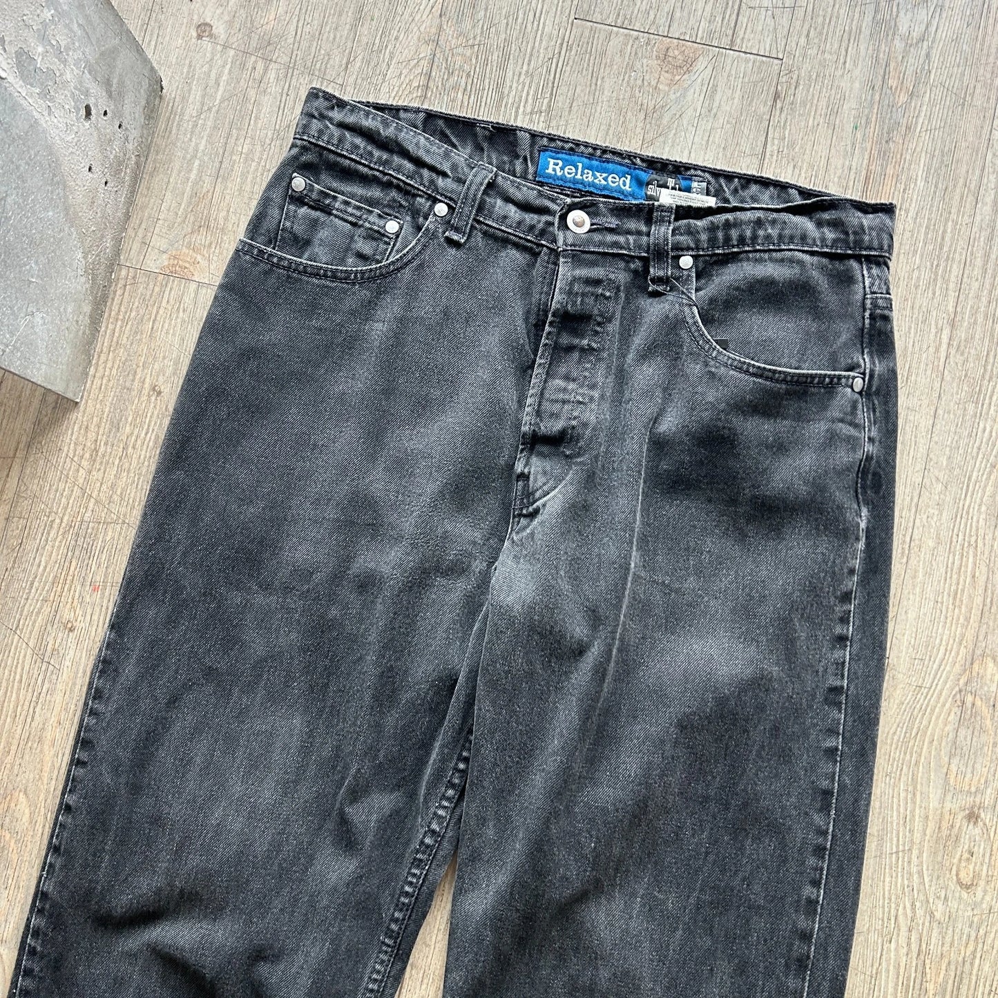VINTAGE | Levi's SilverTab Relaxed Fit Black Denim Jeans Pants W32 L30