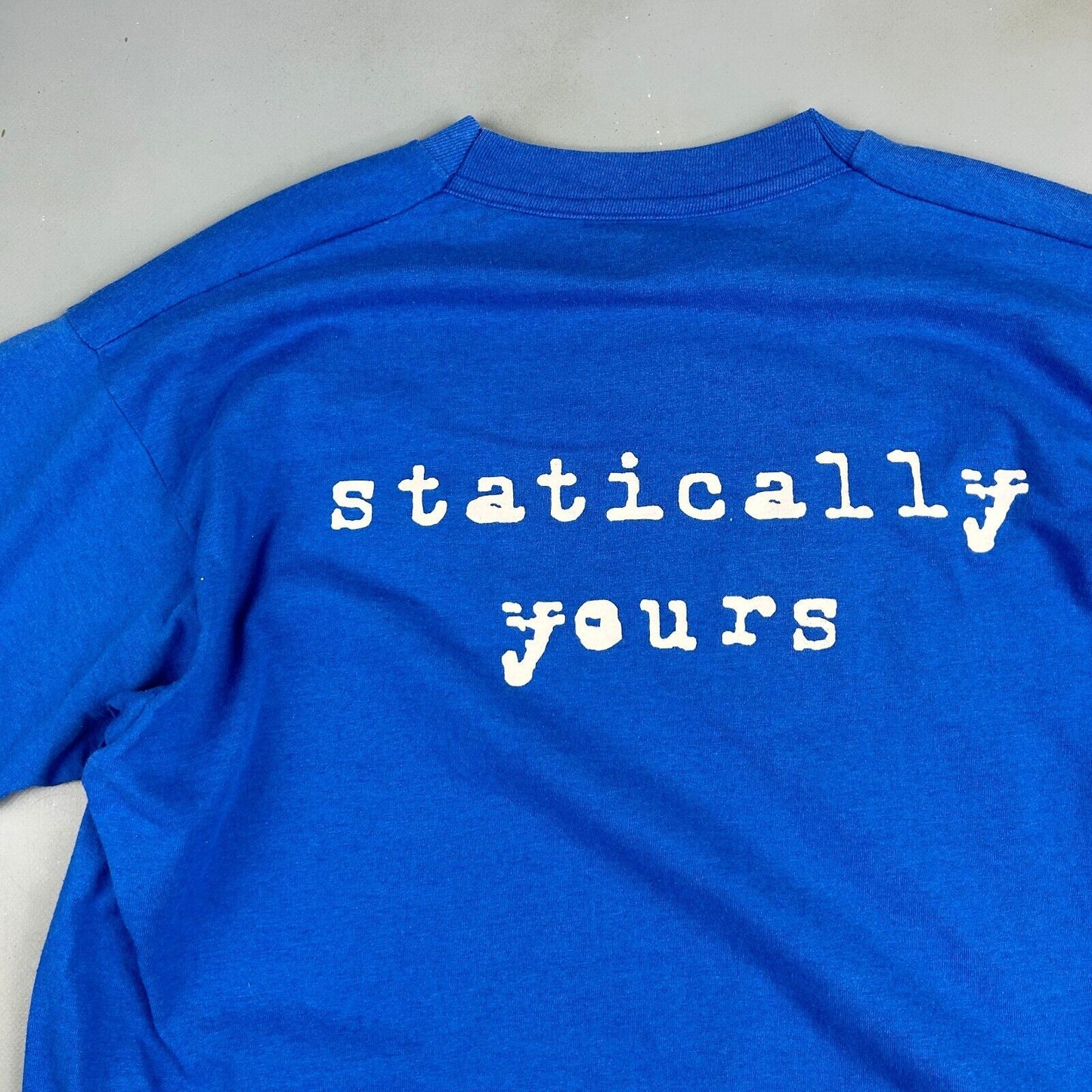 VINTAGE 90s | Grovel Statically Yours Band T-Shirt sz XL Men Adult