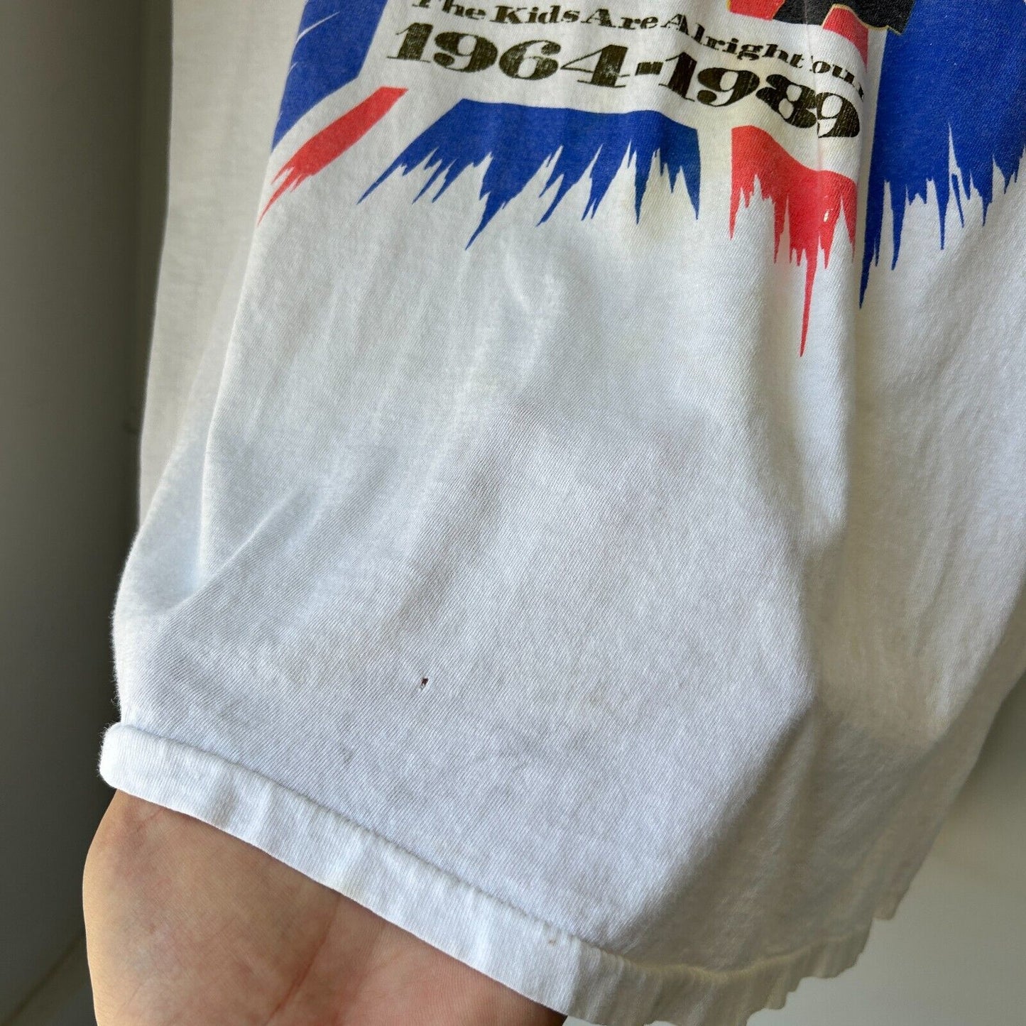 VINTAGE 80s | The Who The Kids Are Alright Tour Band T-Shirt sz XL