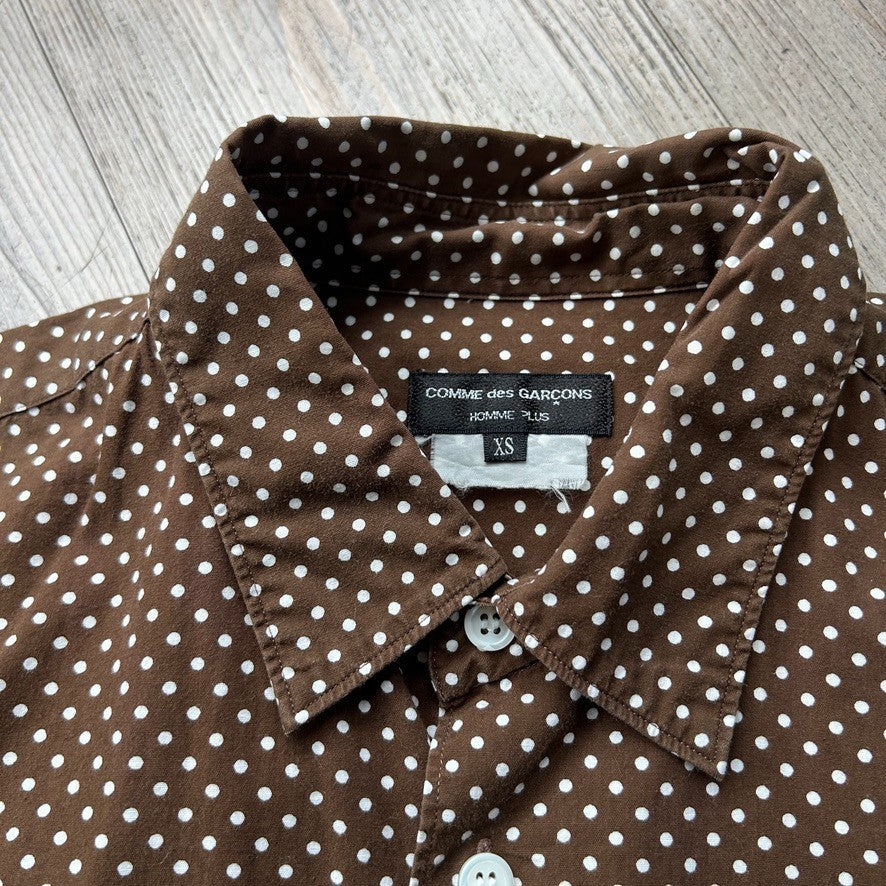 2009 Comme Des Garcons Homme Plus | Polka Dot Button Down Shirt sz S