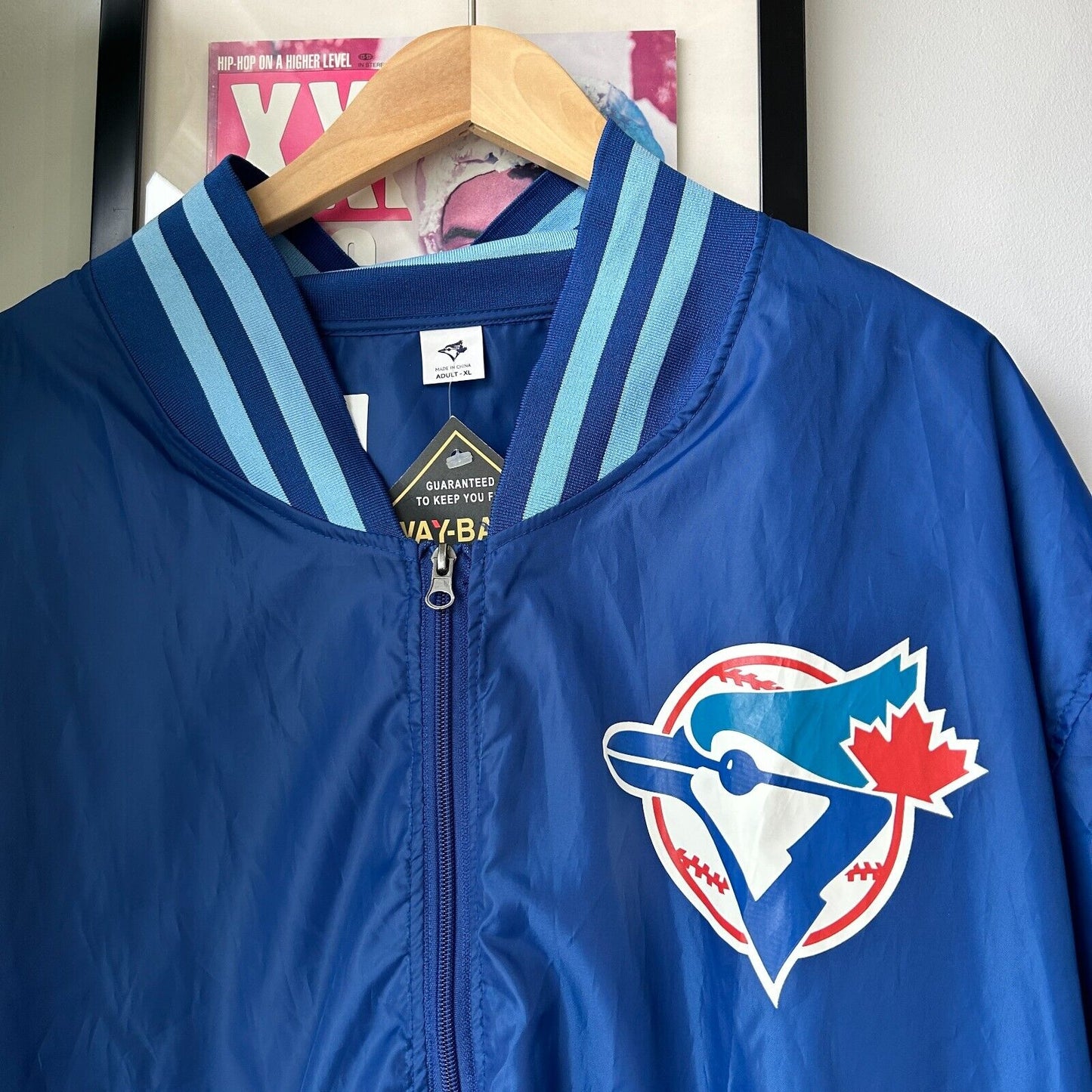 VINTAGE | Toronto Blue Jays MLB Zip Up Windbreaker Jacket sz XL Adult
